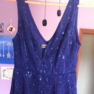 Blue formal dress